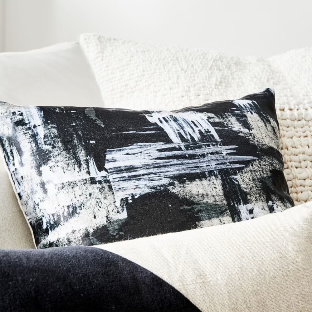 West Elm Painterly Brocade Cushion Cover - Picture 4 of 9